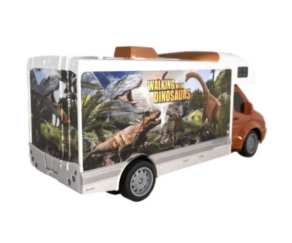 Walking with Dinosaurus RV cu telecomandă RC cu lumini 27MHz scară 1/32 25cm