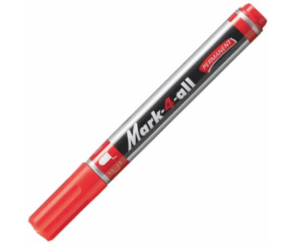 Stabilo: Mark-4-All marker cu alcool vârf rotund culoarea roșie