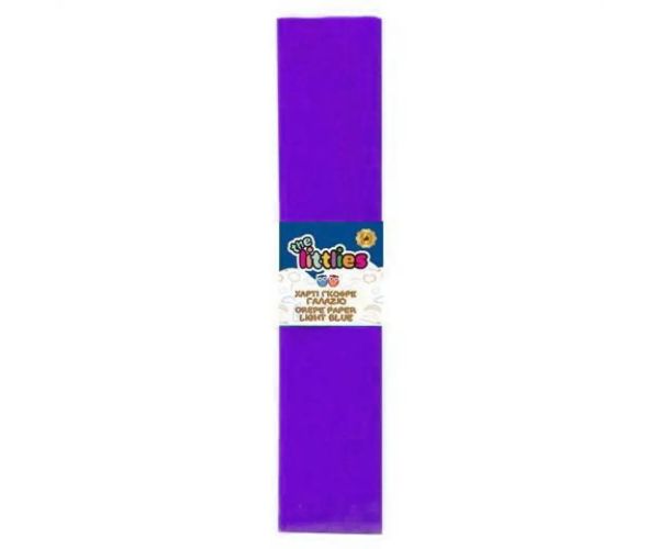 Hârtie creponată de culoare mov 50 x 200cm