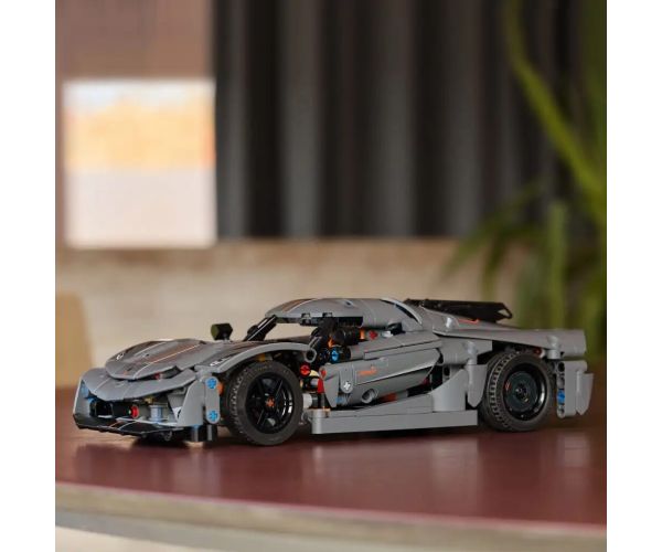 LEGO® Technic: Koenigsegg Jesko Absolut mașină hiper gri (42173)