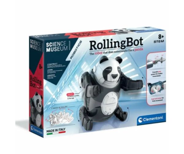 Science & Play: Rolling Bot panda set de joacă - Clementoni