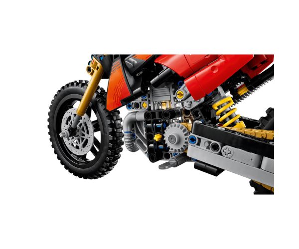 LEGO® Technic: Ducati Desmo450 MX Factory motocicletă (42238)