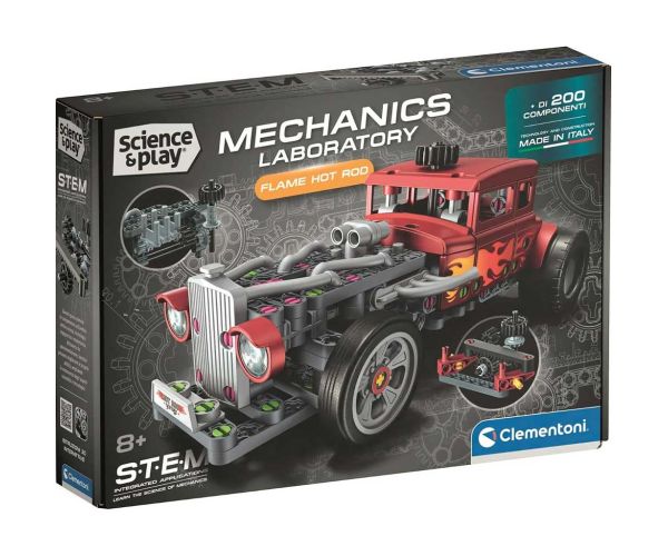 Science & Play: Flame Hot Road set de joc cu mașini - Clementoni