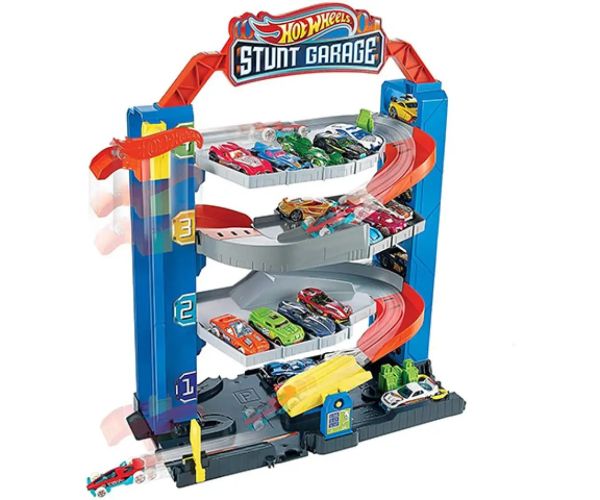 Hot Wheels Stunt Garage set pistă cu mașinuță - Mattel