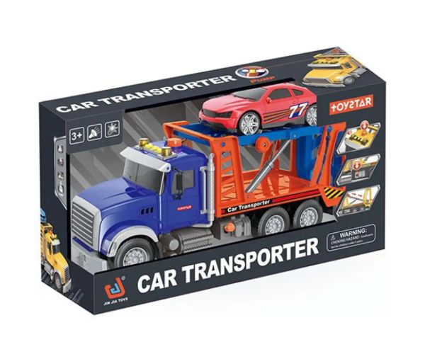 Toystar Car Transporter camion cu sunete și lumini 36cm