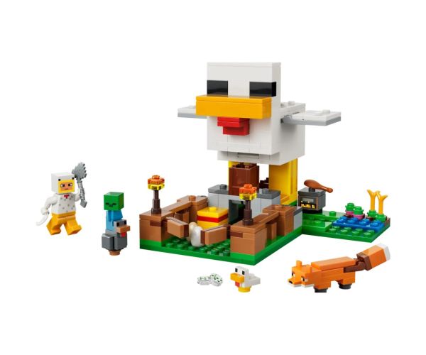 LEGO® Minecraft: Ferma de pui (21585)