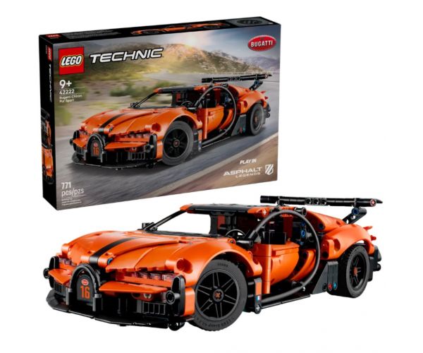 LEGO® Technic: Bugatti Chiron Pur Sport hiperautomobil (42222)
