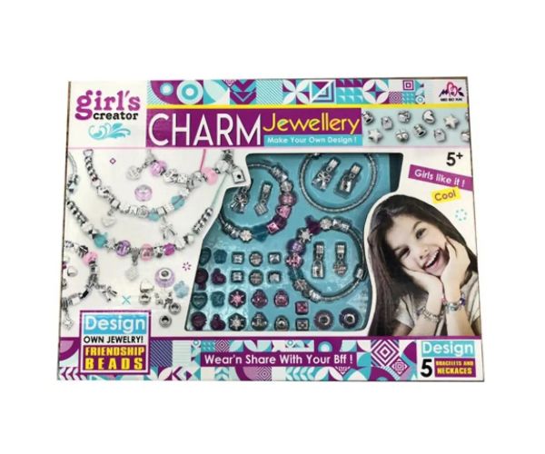 Girls Creator set de făcut brățară cu accesorii