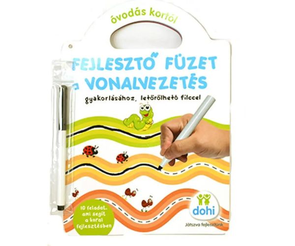 Caiet educativ - Linii - D-Toys (limba maghiară)