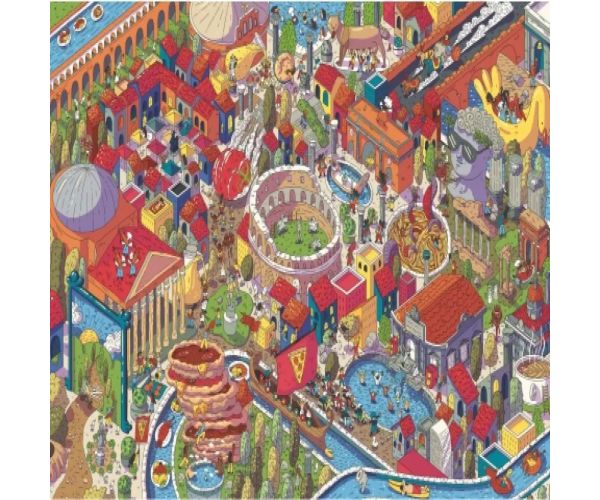 Imaginary Cities: Roma UFT 1000 bucăți puzzle - Trefl