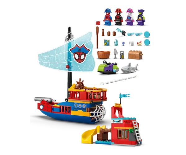 LEGO® Marvel: Nava pirat a echipei de păianjeni (11208)