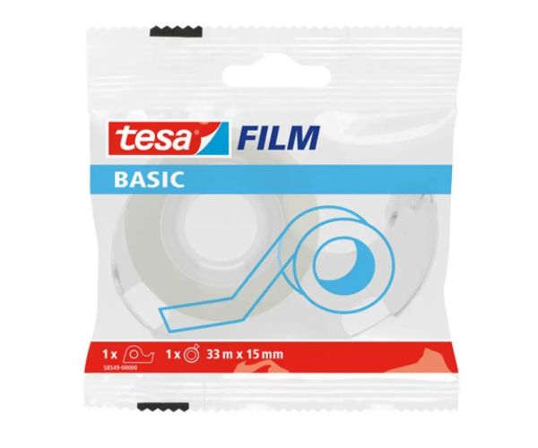 ICO: Bandă adezivă Tesa Basic 33m x 15mm