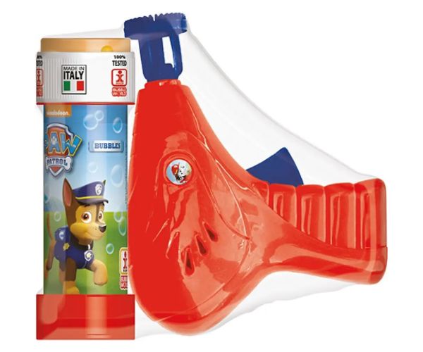 Paw Patrol pistol baloane de săpun cu 60ml rezervă cadou