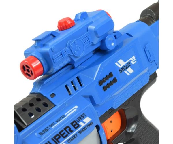 Rapid Launcher: Pistol electric cu burete cu 20 de cartușe 49cm