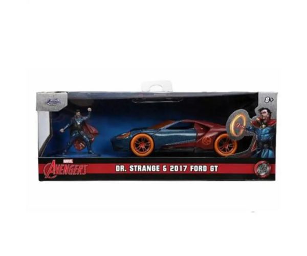 Marvel: Dr. Strange figurină și 2017 Ford GT model auto 1/32 - Simba Toys