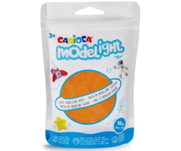Modelight 50g plastilină portocaliu - Carioca