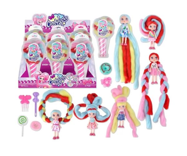 Păpuși Candylocks mai multe variante 18cm