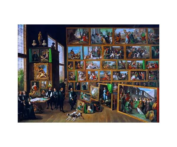 Teniers: Colecția de artă a arhiducelui Lipót Muzeu HQC puzzle 2000 piese - Clementoni