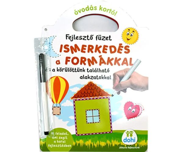 Caiet educativ - Forme - D-Toys (limba maghiară)