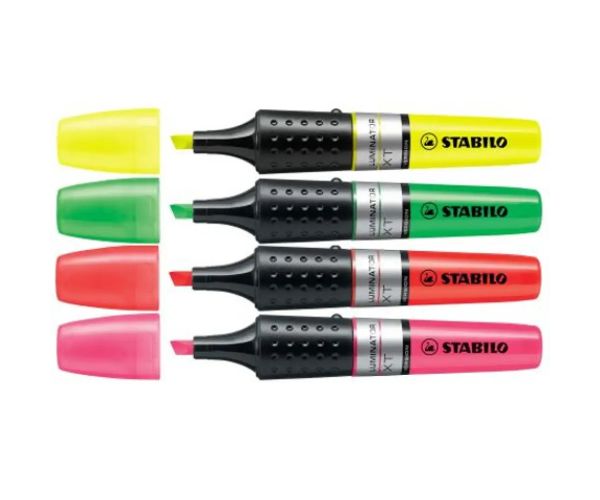 Stabilo: Luminator textliner 4 bucăți set