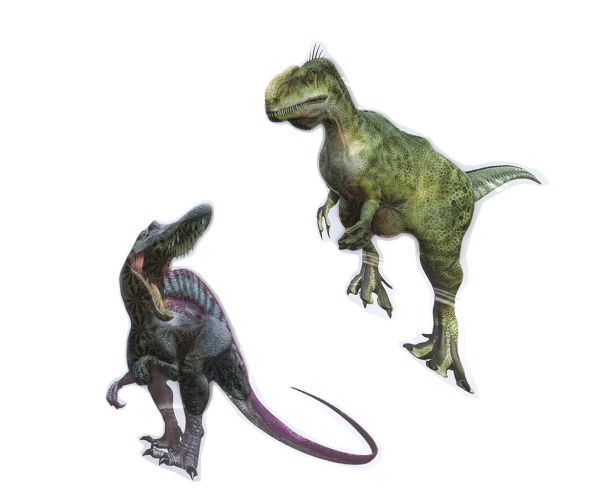 Set de autocolante de perete 3D Lumea Dinozaurilor cu poster