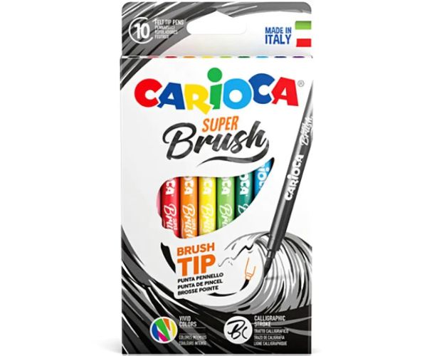 Super Brush set marker 10 bucăţi - Carioca