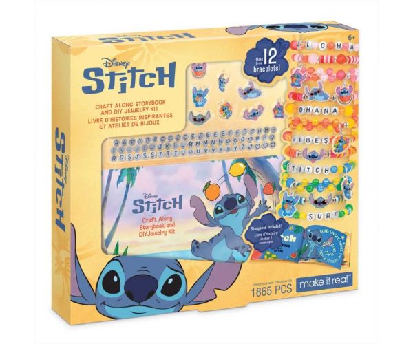 Make it Real: Set de brățări Stitch cu carte de povești