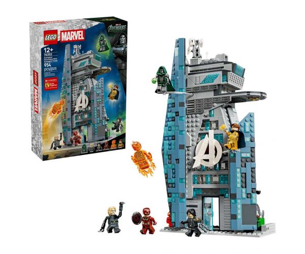 LEGO® Marvel: Răzbunătorii: Trezirea lui Doctor Doom Turnul nou al Răzbunătorilor (76352)