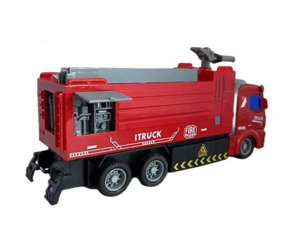 Camion de pompieri cu telecomandă RC cu efecte de lumină la scară 1/48 19cm