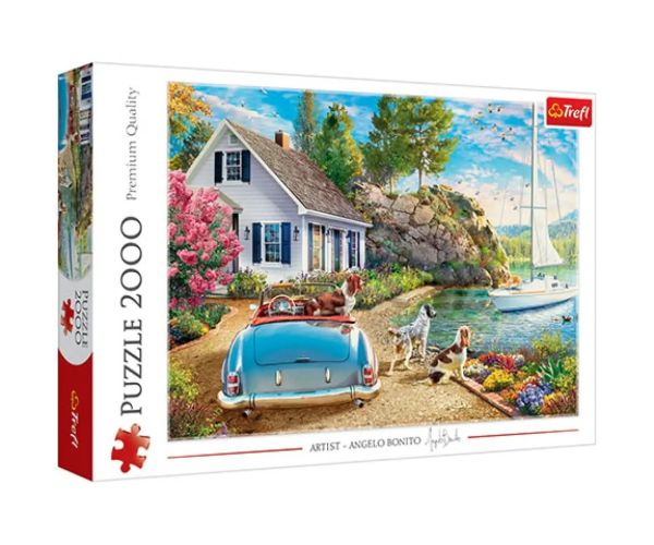 Un loc special de vacanță puzzle 2000 bucăți - Trefl