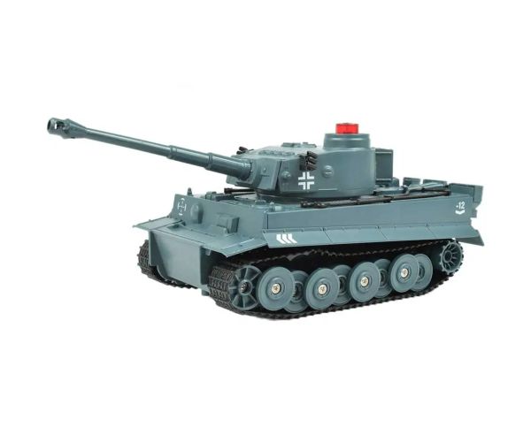 Tanc german Tiger telecomandă RC cu funcții realiste la scară 1/30 2.4GHz 30cm