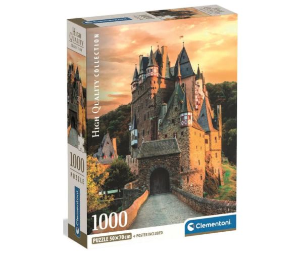 HQC Eltzi castel puzzle 1000 bucăți - Clementoni