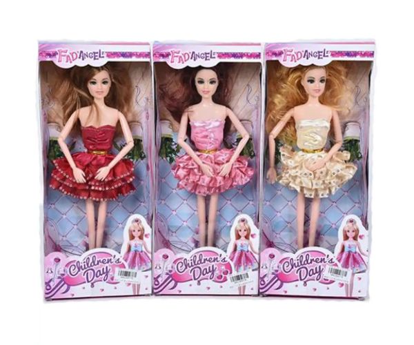 Childrens Day 29cm păpușă de modă cu fustă rochie mai multe variante 1bc