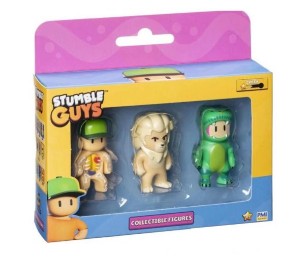 Stumble Guys set de figurine 3 bucăți în mai multe variante seria 2