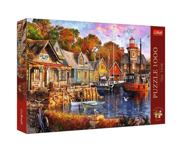 Ceai de după-amiază Colț de plajă 1000 de piese puzzle premium - Trefl