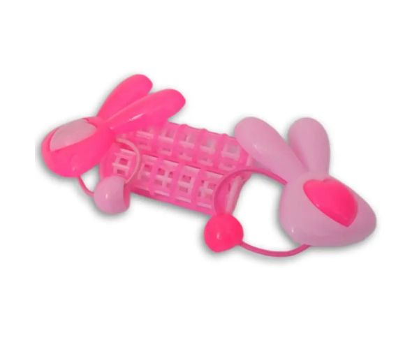 Set de frumusețe roz din 8 piese cu uscător de păr, ochelari de soare și accesorii