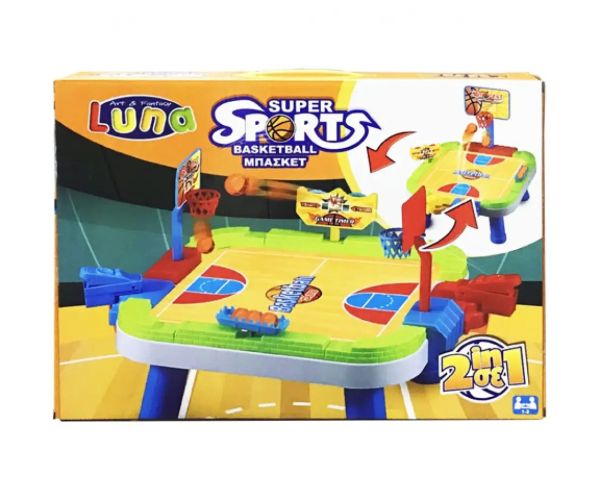 Super Sport Basketball joc de masă 2 in 1