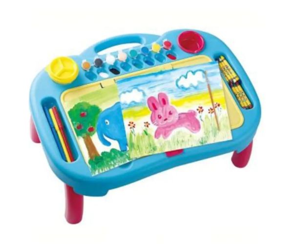 Playgo: Set de desen și pictură portabil