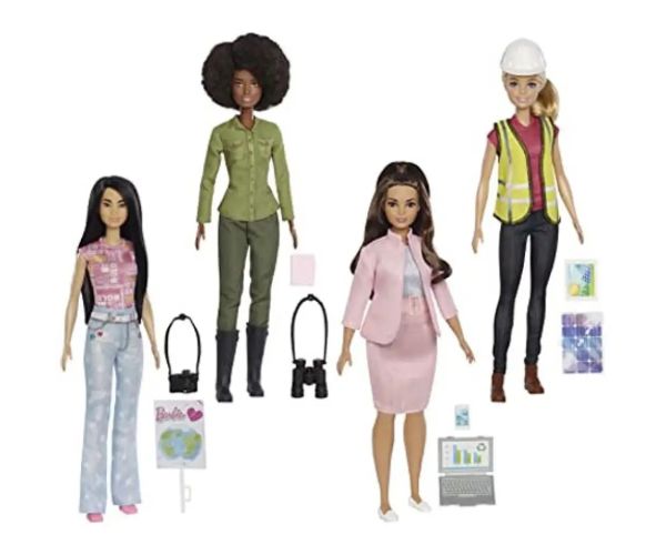 Barbie: Împreună pentru pământ păpuși de carieră 4 bucăți pachet - Mattel