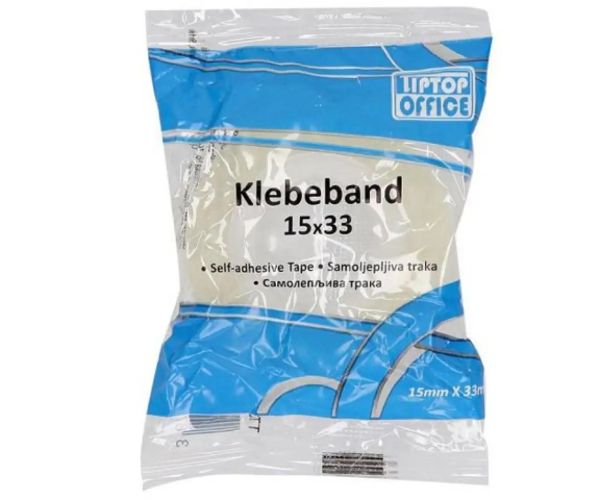 Spirit: bandă adezivă transparentă 15mmx33m
