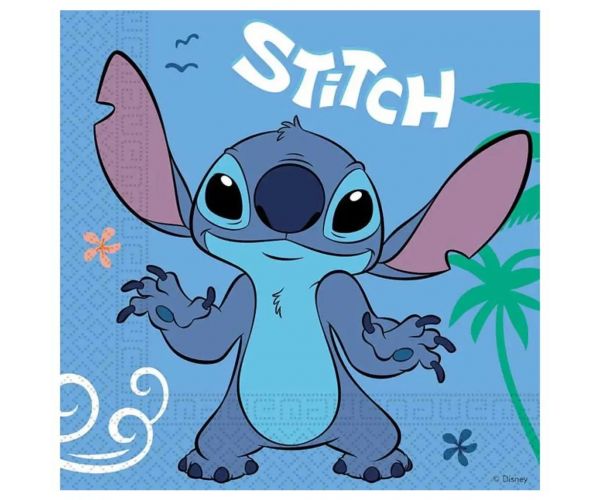 Disney+Stitch șervețele de hârtie cu 2 straturi, pachet de 20 bucăți