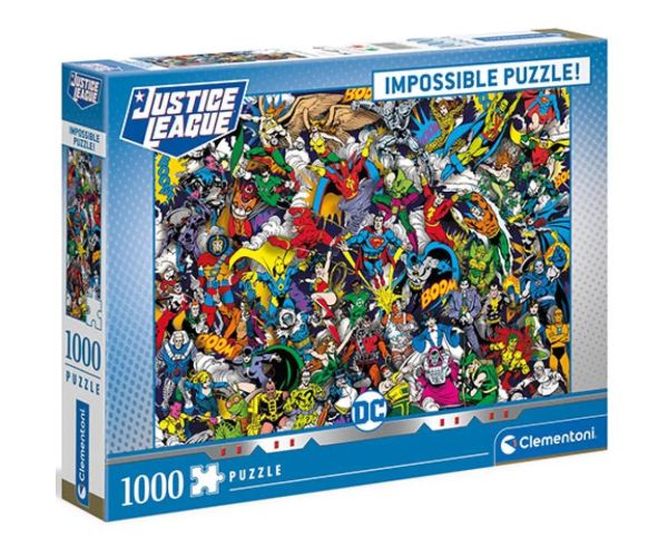 DC Comics Justice League impossible puzzle 1000 bucăți - Clementoni