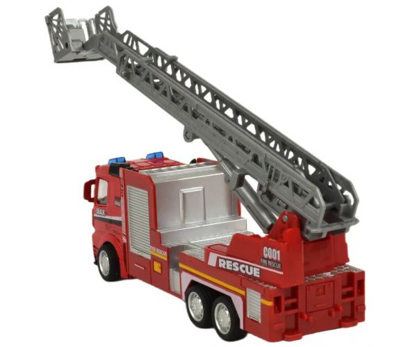 Fire Rescue: mașină de pompieri cu lumină și sunet în diverse versiuni 19cm 1bucată​