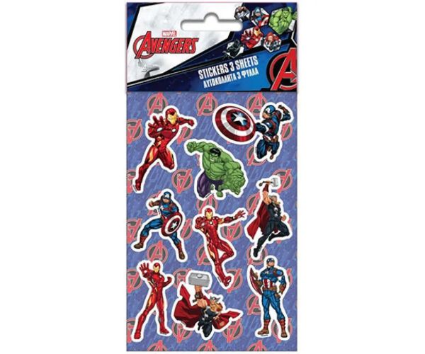 Marvel Avengers set abțibild 8x12cm 5 foi