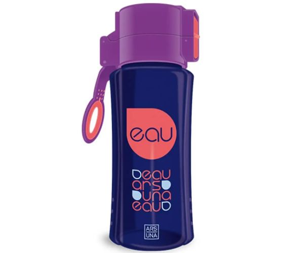 Ars Una: Mov și albastu fără BPA sticlă pentru apă 450ml