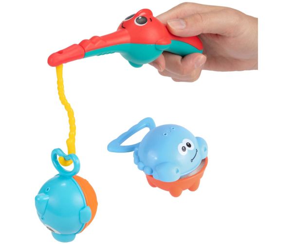 Set de joacă pentru baie Little Stars cu temă de pescuit