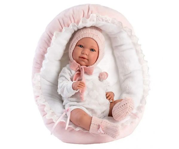 Llorens: Mimi 42cm păpușă care plânge în haine pink