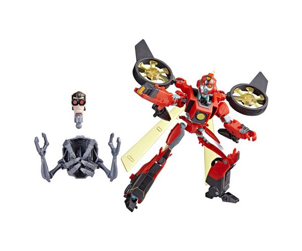 Transformers: EarthSpark Deluxe Terran Twitch figurină acțiune robot transformabilă - Hasbro