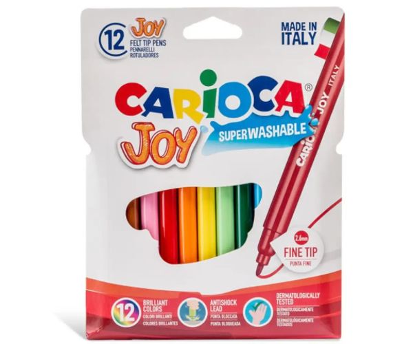 Set markere subţiri 12 bucăţi - Carioca