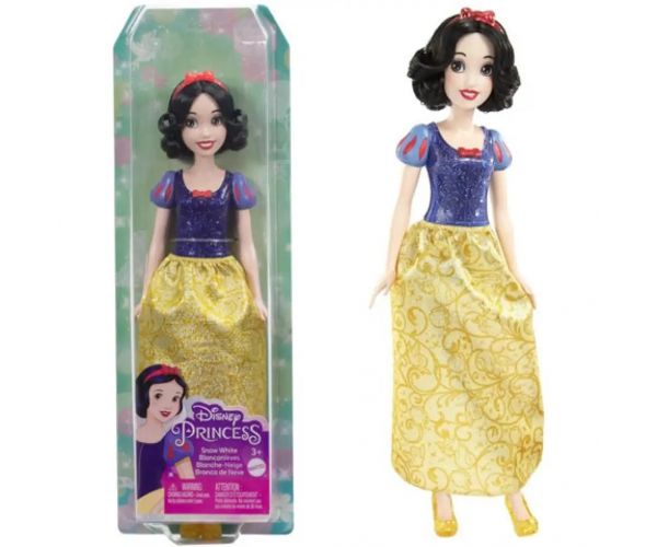 Disney Princess: Albă ca Zăpada sclipitoare prințesă păpușă - Mattel